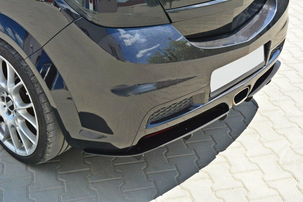 Maxton Design Diffusor Heck Ansatz passend für Heckschürze passend für OPEL ASTRA H (FOR OPC / VXR)