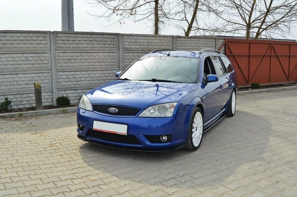 Maxton Design Street+ Spoilerlippe Front Ansatz passend für Ford Mondeo Mk3 ST220 schwarz Hochglanz