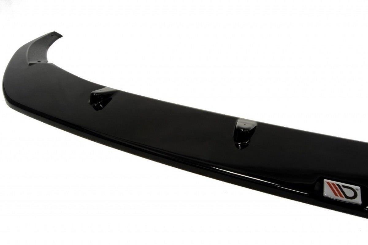Maxton Design VOLKSWAGEN T6 Street+ Spoilerlippe Front Ansatz passend für v.1 schwarz Hochglanz