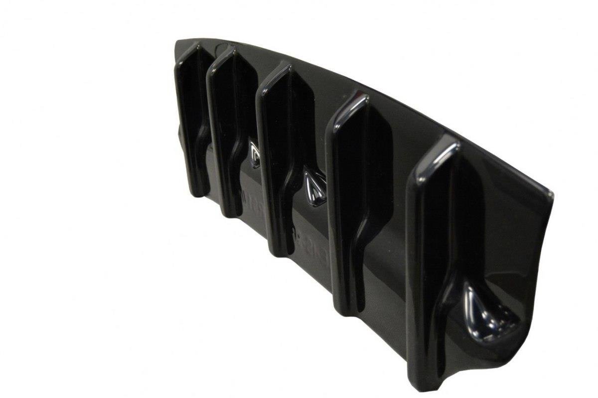 Maxton Design Diffusor Heck Ansatz passend für Lexus IS Mk3 Facelift T schwarz Hochglanz