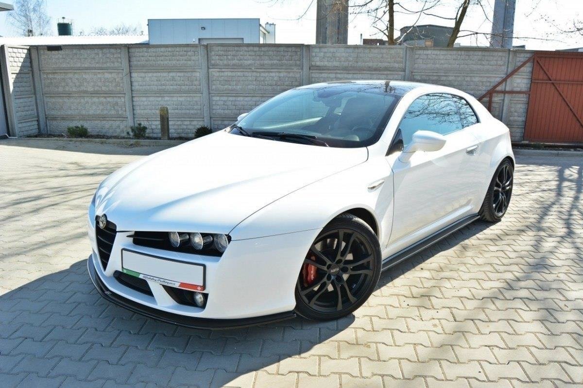 Maxton Design Street+ Spoilerlippe Front Ansatz passend für Alfa Romeo Brera schwarz Hochglanz