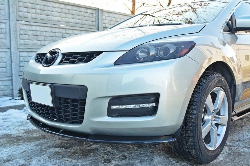 Maxton Design Street+ Spoilerlippe Front Ansatz passend für Mazda CX-7 schwarz Hochglanz