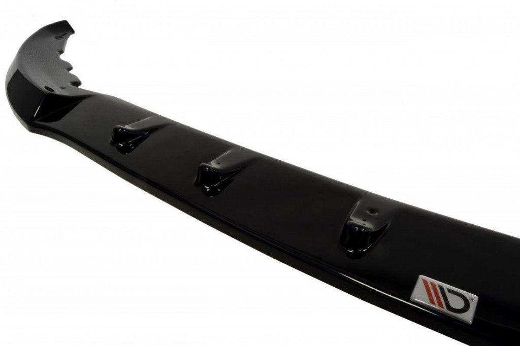 Maxton Design Street+ Spoilerlippe Front Ansatz passend für RENAULT MASTER MK3 schwarz Hochglanz