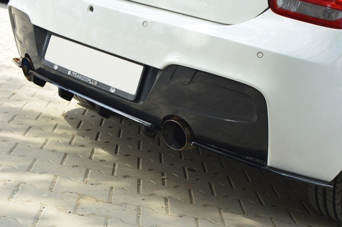 Maxton Design Heckansatz BMW 1er F20/F21 M-Power im DTM LOOK schwarz Hochglanz für BMW 1er F20- F21