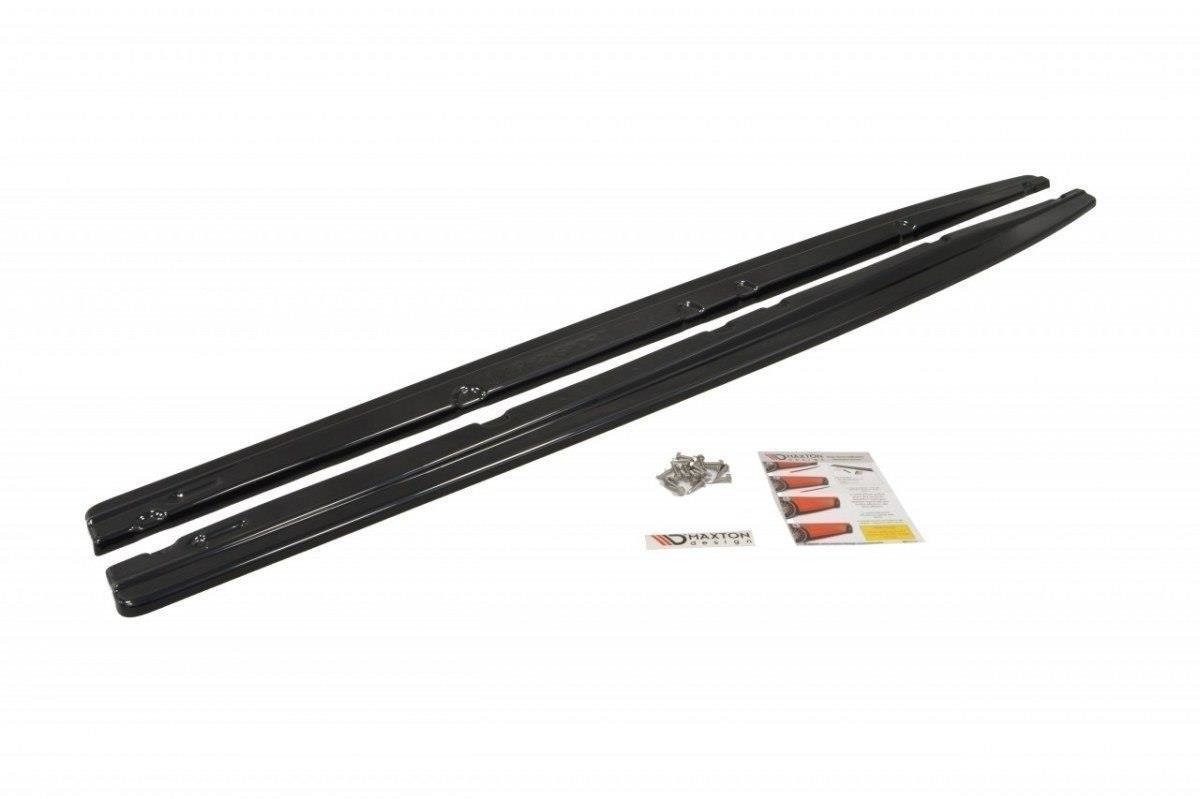Maxton Design Street+ Seitenschweller Leisten passend für Fiat Bravo MK 2 SPORT schwarz Hochglanz