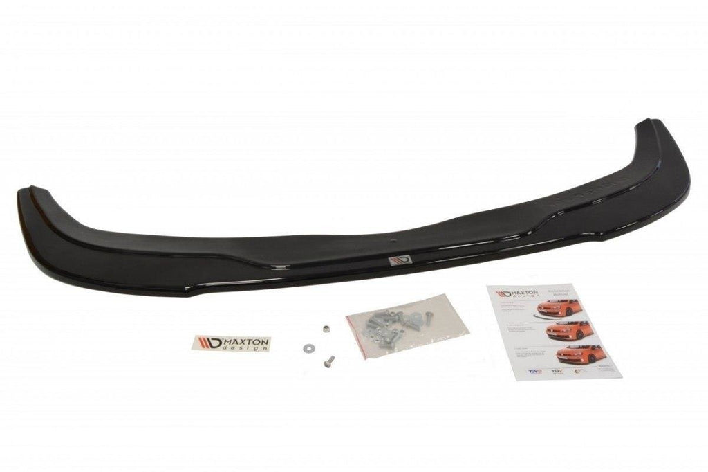 Maxton Design Street+ Spoilerlippe Front Ansatz passend für AUDI RS4 B5 schwarz Hochglanz