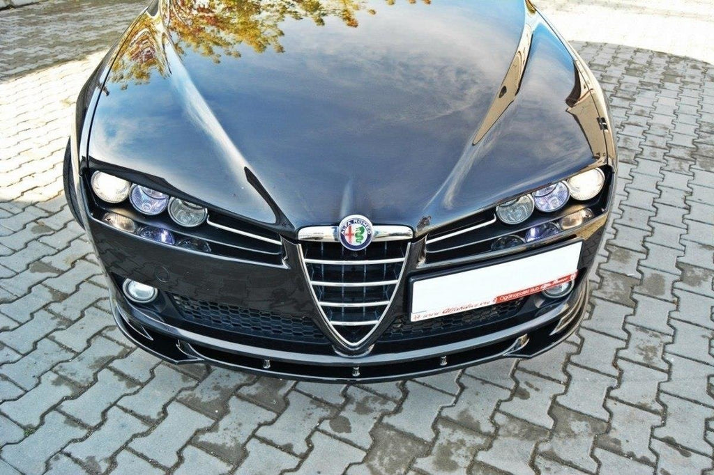 Maxton Design Street+ Spoilerlippe Front Ansatz passend für v.1 ALFA ROMEO 159 schwarz Hochglanz
