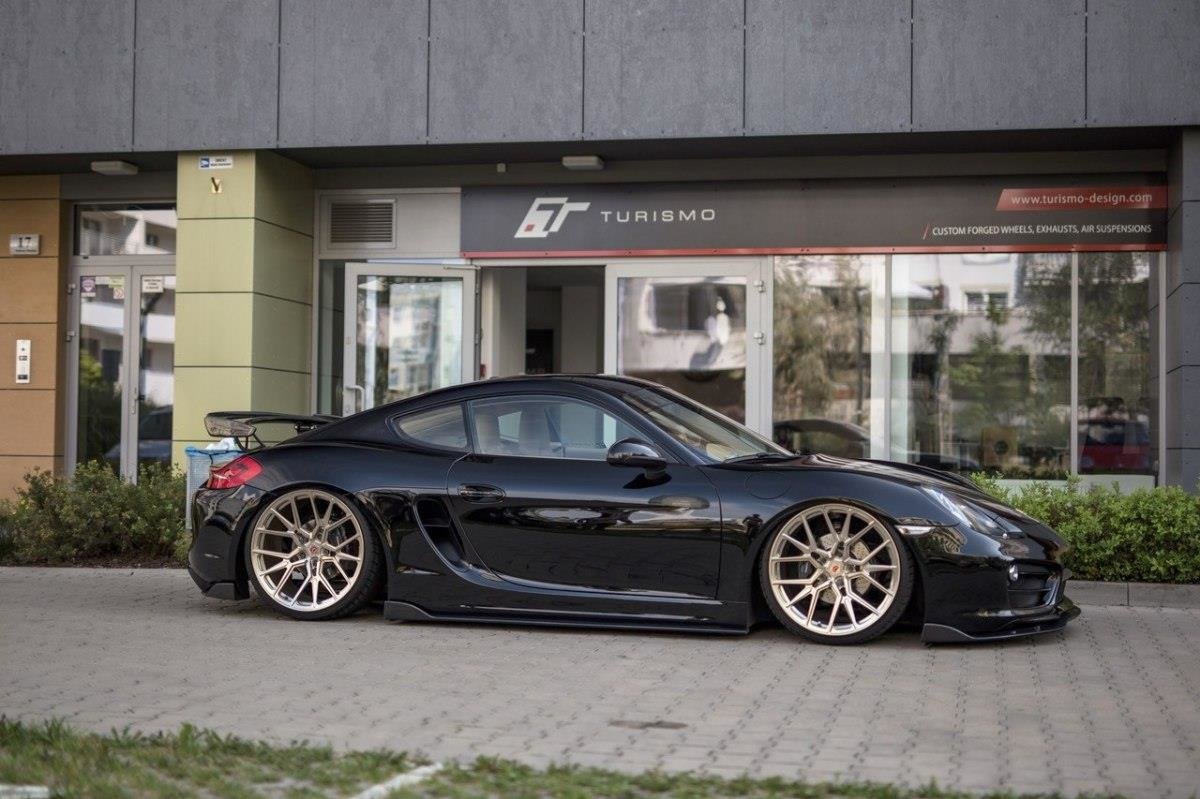 Maxton Design Street+ Seitenschweller Leisten passend für Porsche Cayman Mk2 981C