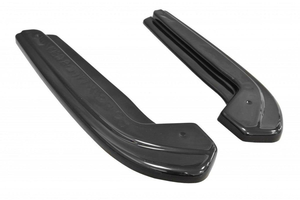 Maxton Design Heck Ansatz Flaps Diffusor passend für HONDA ACCORD VII TYPE-S schwarz Hochglanz