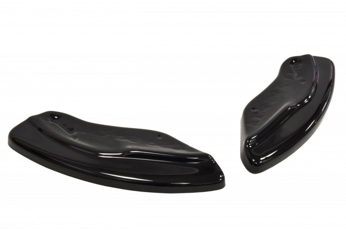 Maxton Design Heck Ansatz Flaps Diffusor passend für Audi TT S 8J schwarz Hochglanz