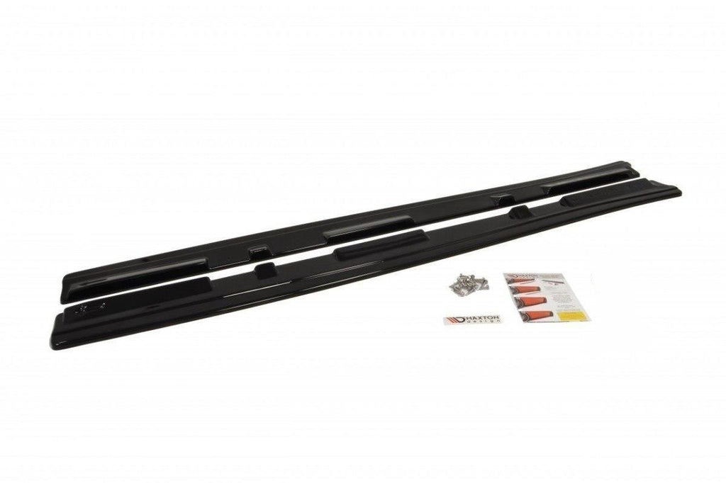 Maxton Design Street+ Seitenschweller Leisten passend für MAZDA 3 MK2 MPS schwarz Hochglanz