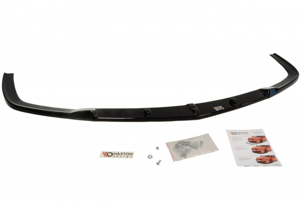 Maxton Design Street+ Spoilerlippe Front Ansatz passend für OPEL ASTRA H OPC / VXR Nurburg schwarz Hochglanz