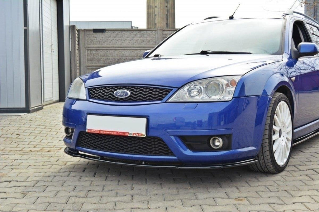 Maxton Design Street+ Spoilerlippe Front Ansatz passend für Ford Mondeo Mk3 ST220 schwarz Hochglanz