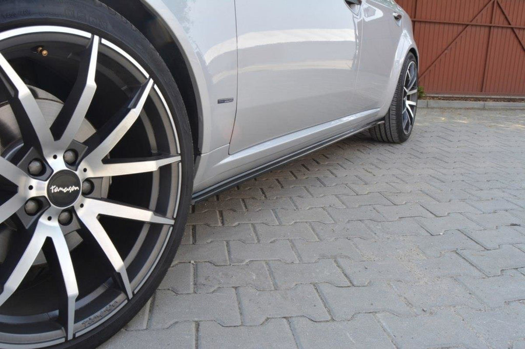 Maxton Design Seitenschweller Alfa Romeo 159 schwarz Hochglanz für Alfa Romeo 159