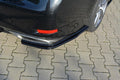 Maxton Design Heck Ansatz Flaps Diffusor passend für Lexus GS Mk4 Facelift T schwarz Hochglanz