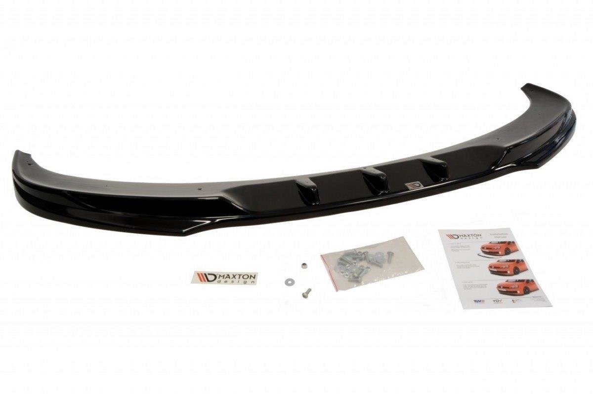 Maxton Design Street+ Spoilerlippe Front Ansatz passend für Mercedes Sprinter Mk2 schwarz Hochglanz