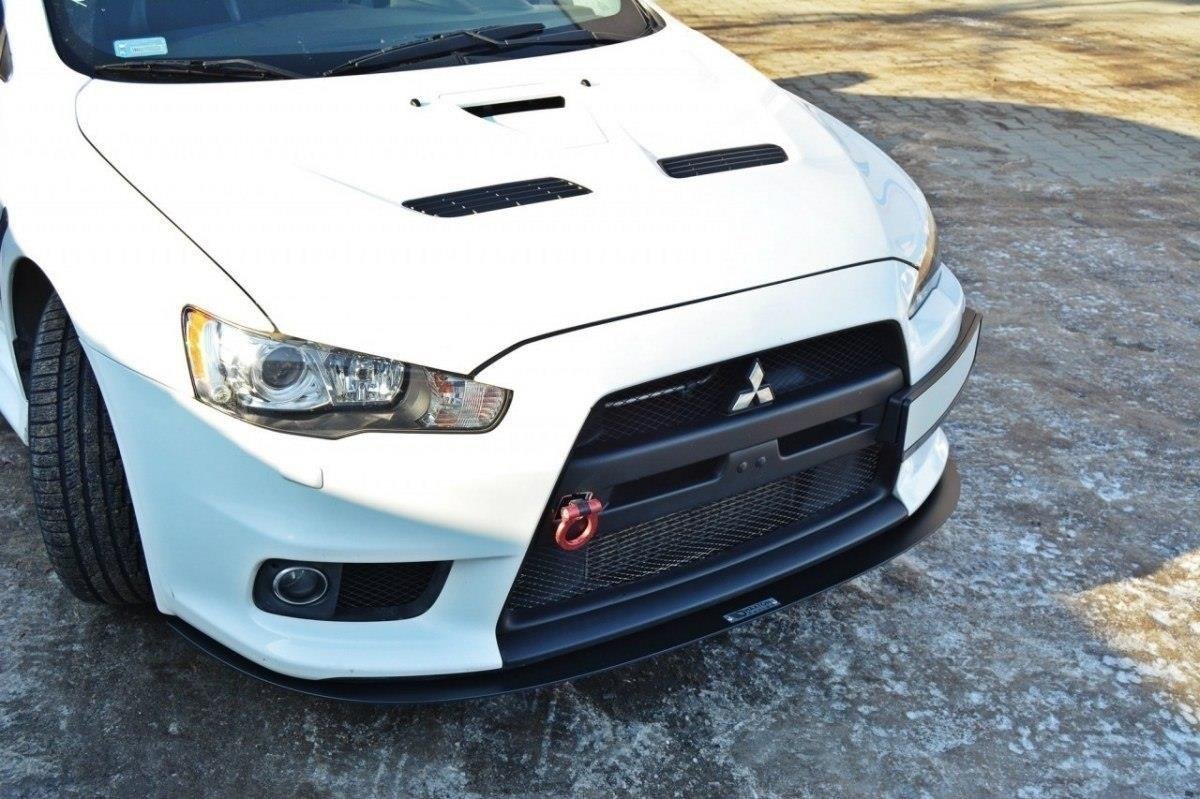 Maxton Design Racing Street+ Spoilerlippe Front Ansatz V.3 passend für Mitsubishi Lancer Evo X