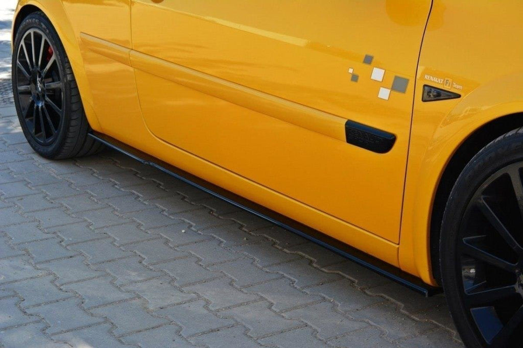 Maxton Design Street+ Seitenschweller Leisten passend für Renault Megane RS Mk2 schwarz Hochglanz