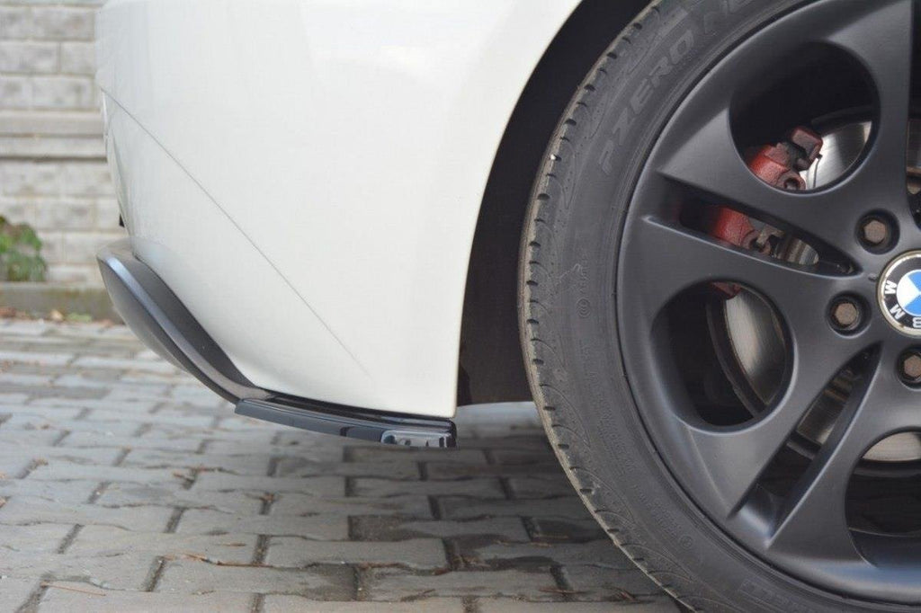 Maxton Design Heck Ansatz Flaps Diffusor passend für BMW Z4 E85 / E86 vor Facelift schwarz Hochglanz
