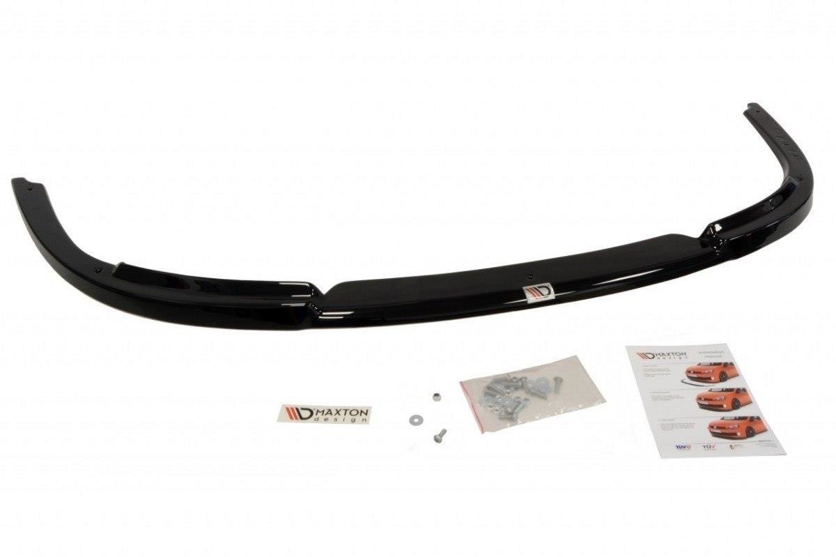 Maxton Design Street+ Spoilerlippe Front Ansatz passend für SAAB 9-3 AERO schwarz Hochglanz