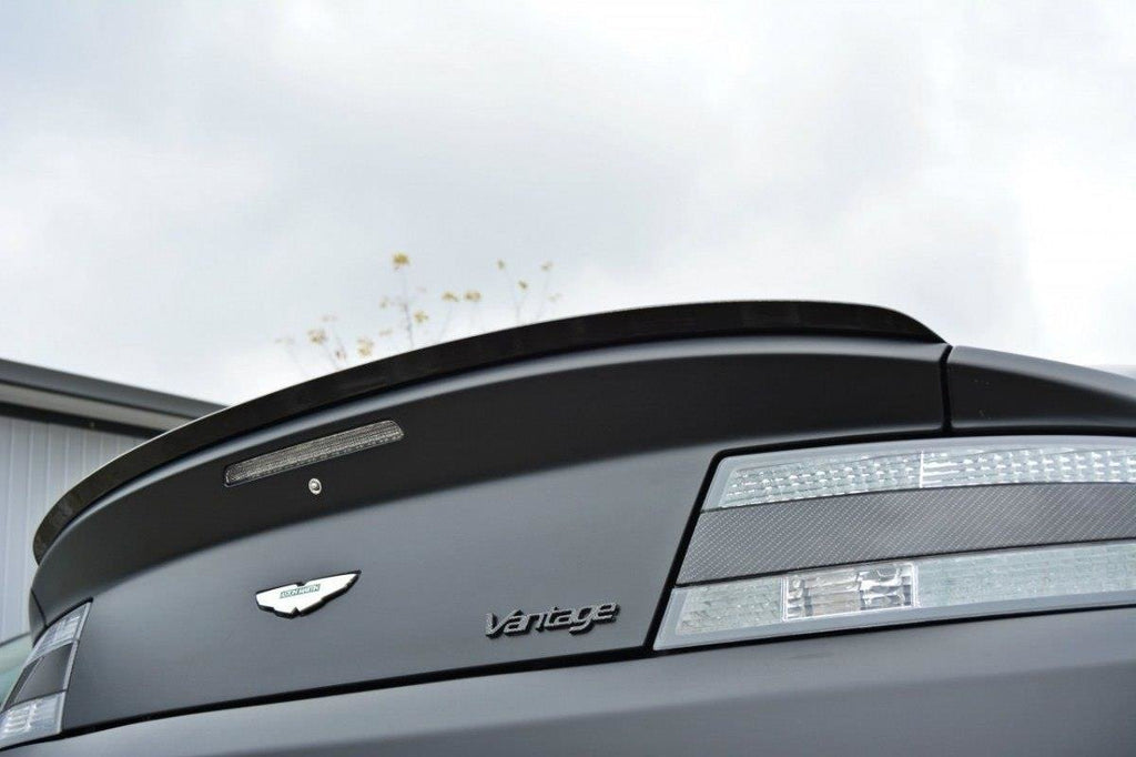 Maxton Design Spoiler CAP passend für ASTON MARTIN V8 VANTAGE schwarz Hochglanz