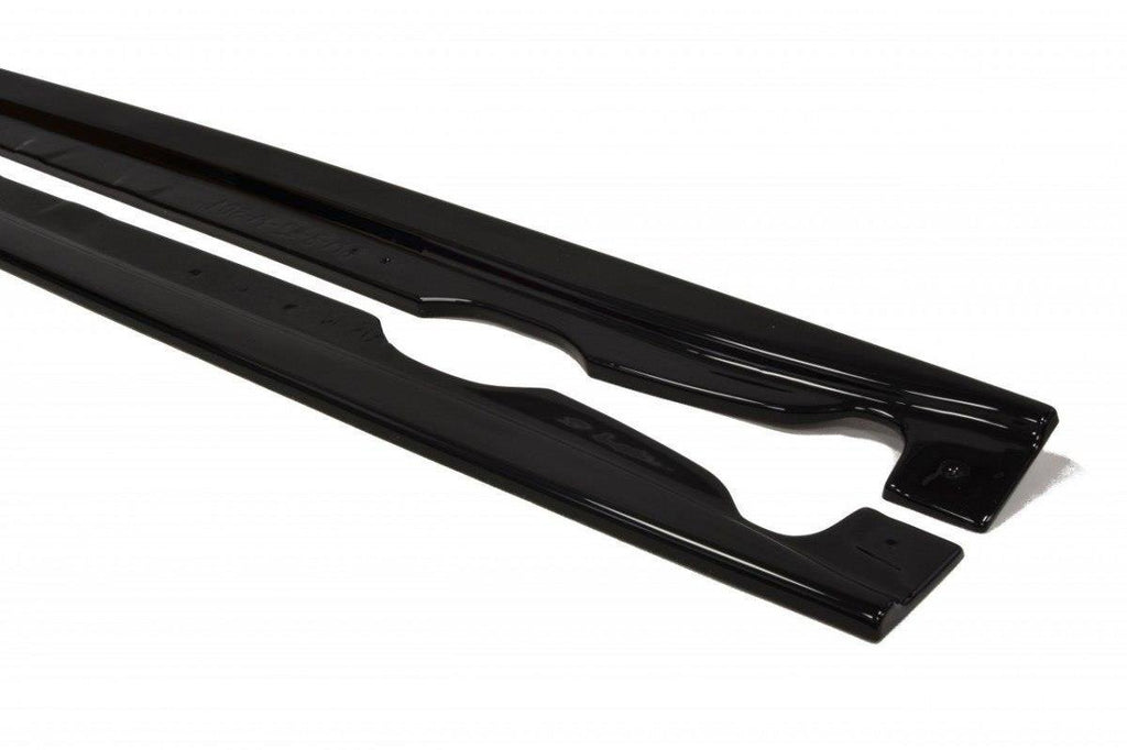 Maxton Design Street+ Seitenschweller Leisten passend für BMW M3 E92 / Cabrio E93 schwarz Hochglanz