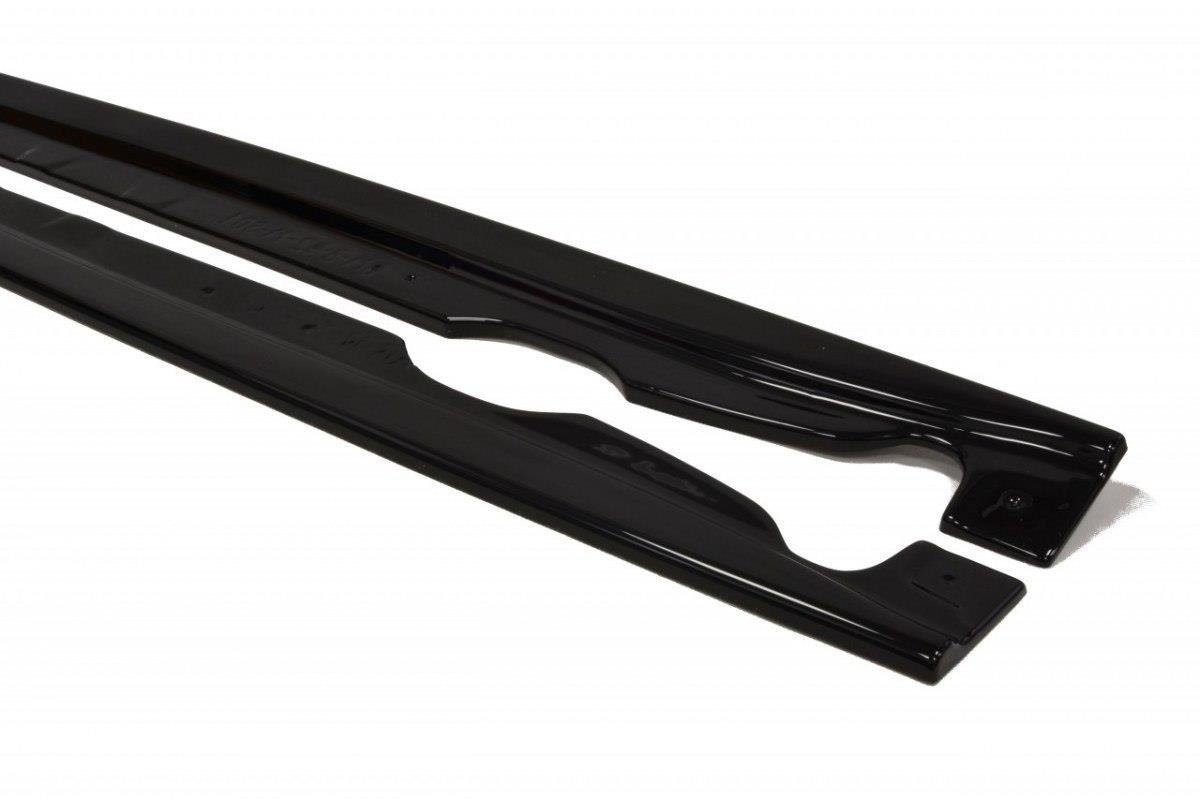 Maxton Design Street+ Seitenschweller Leisten passend für BMW M3 E92 / Cabrio E93 schwarz Hochglanz
