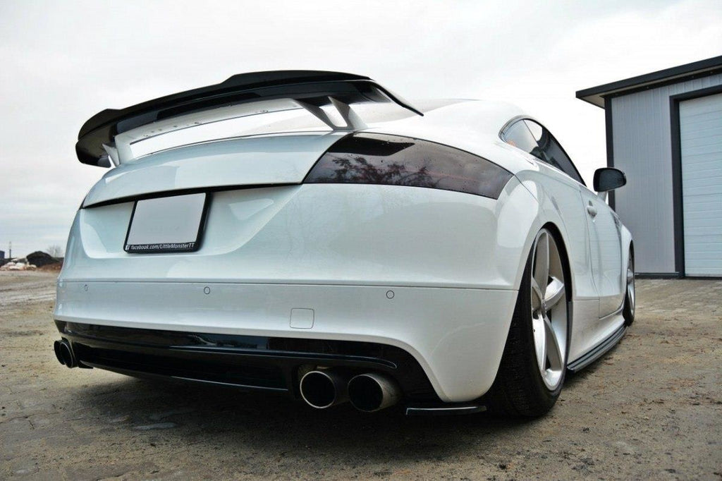 Maxton Design Heck Ansatz Flaps Diffusor passend für Diffusor passend für AUDI TT MK2 RS schwarz Hochglanz schwarz Hochglanz