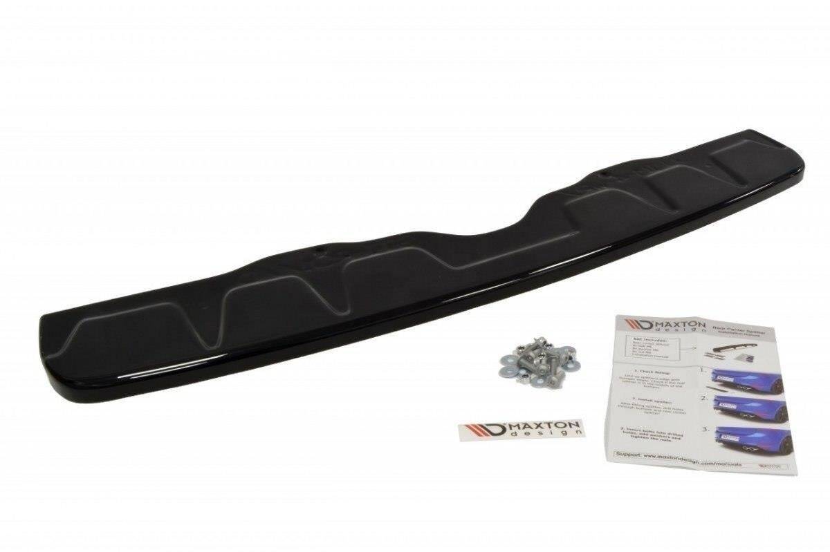 Maxton Design Street+ Spoilerlippe Front Ansatz V.1 passend für Subaru Impreza WRX STI Mk4 / Mk4 Facelift schwarz Hochglanz