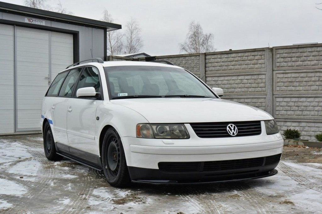 Maxton Design Front Ansatz für VW PASSAT B5 Carbon Look