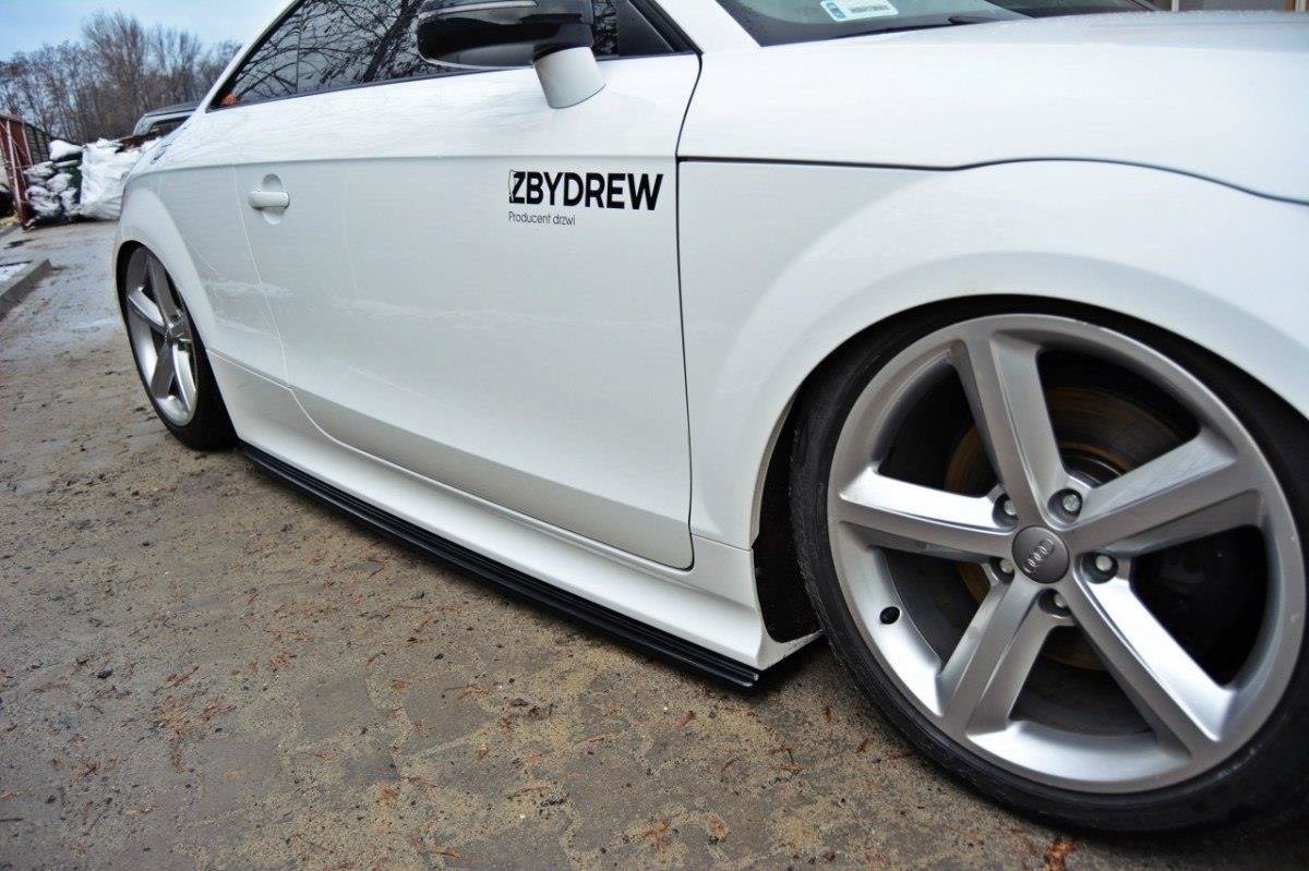 Maxton Design Seitenschweller Ansatz für Audi TT RS 8J Carbon Look