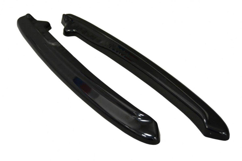 Maxton Design Heck Ansatz Flaps Diffusor passend für Lexus IS Mk3 Facelift T schwarz Hochglanz