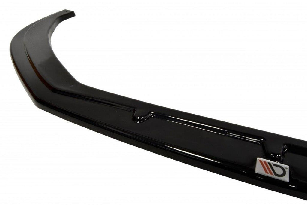 Maxton Design Street+ Spoilerlippe Front Ansatz passend für VW Passat CC R36 RLINE (vor Facelift) schwarz Hochglanz