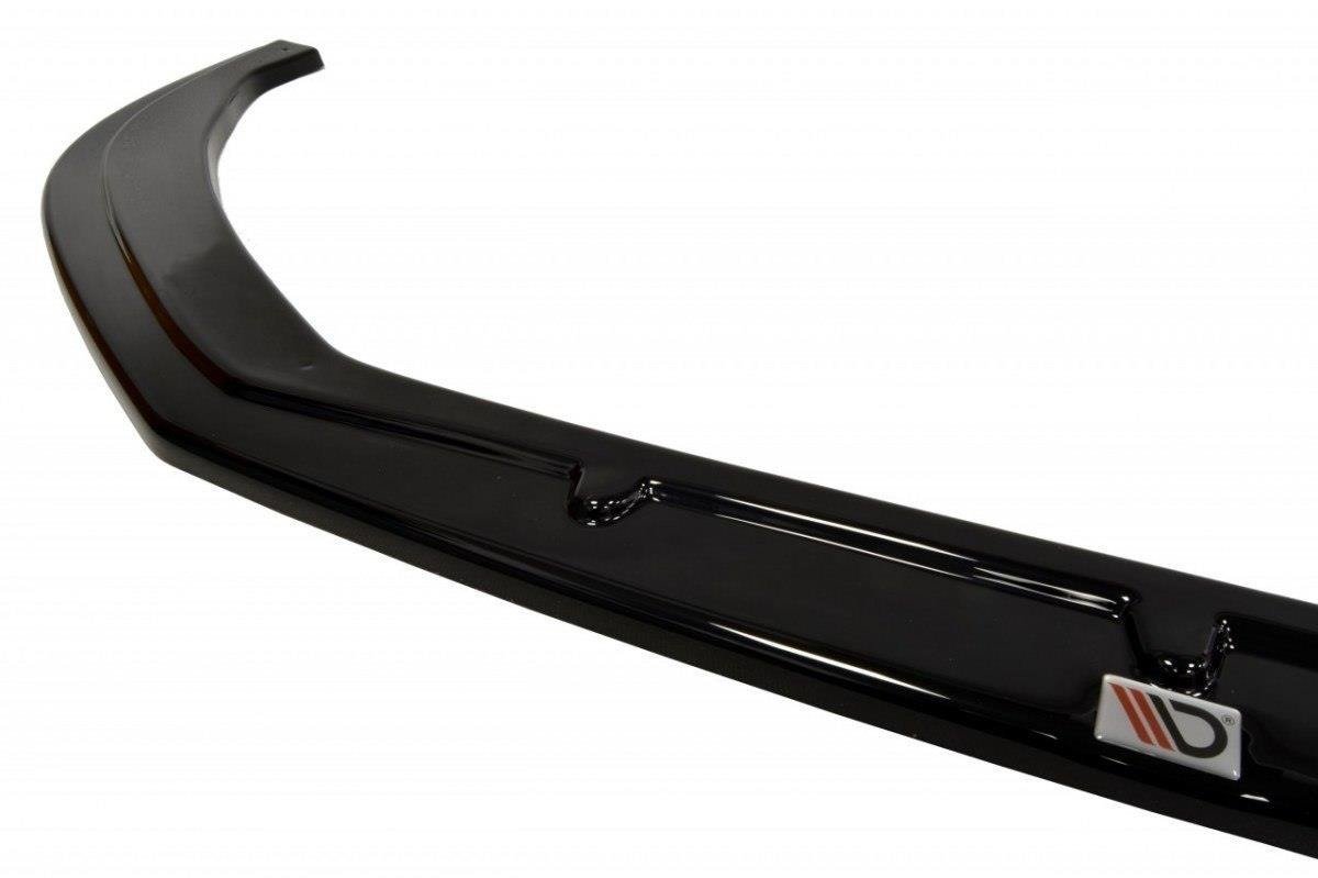 Maxton Design Street+ Spoilerlippe Front Ansatz passend für VW Passat CC R36 RLINE (vor Facelift) schwarz Hochglanz