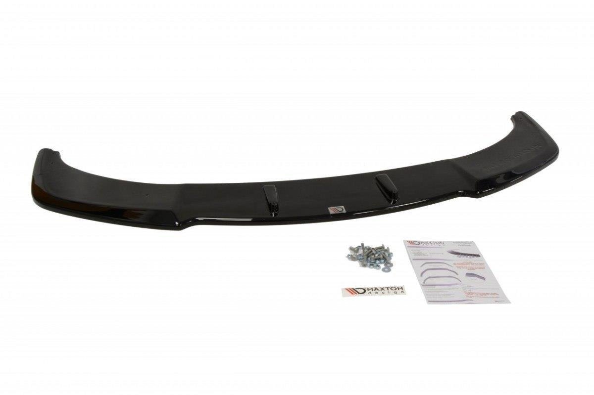 Maxton Design Street+ Spoilerlippe Front Ansatz passend für BMW 6er Gran Coupé M Paket schwarz Hochglanz