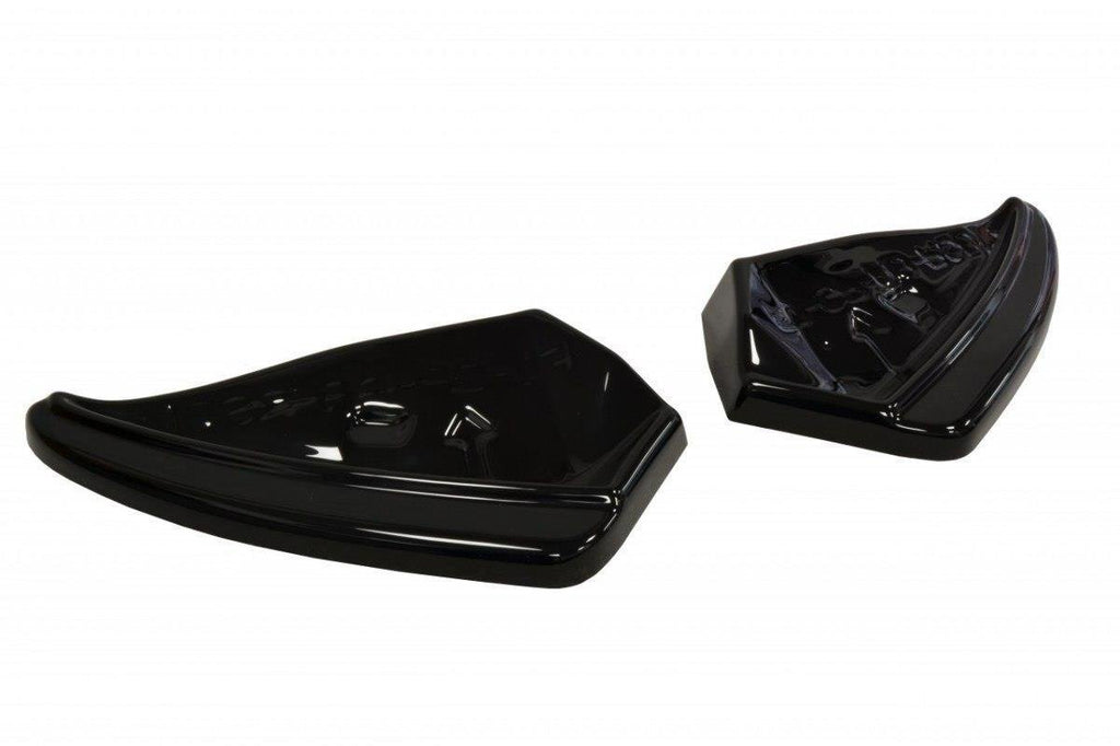 Maxton Design Heck Ansatz Flaps Diffusor passend für FIAT GRANDE PUNTO ABARTH schwarz Hochglanz