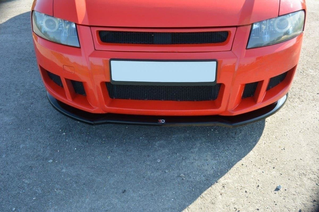 Maxton Design Front Ansatz für FIAT STILO Schumacher ED schwarz matt