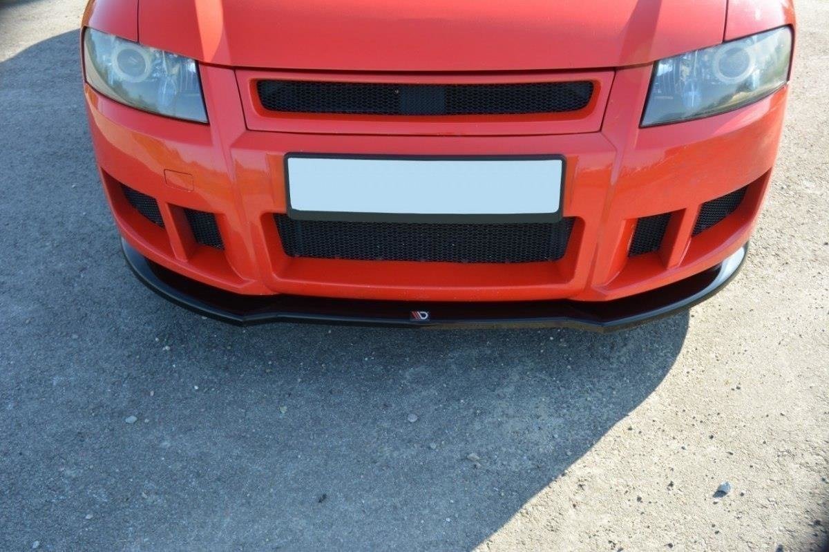 Maxton Design Front Ansatz für FIAT STILO Schumacher ED schwarz matt