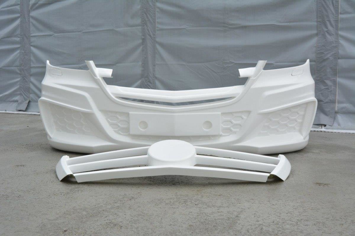 Maxton Design Front Stoßstange MERCEDES SPRINTER 2013-UP (+ Separater Grill) für Mercedes-Benz Sprinter Mk2 Facelift