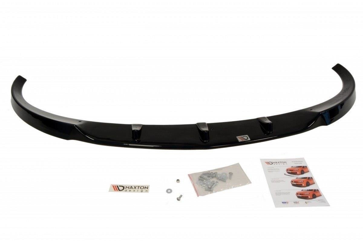 Maxton Design Street+ Spoilerlippe Front Ansatz passend für OPEL ASTRA J (pre-facelift) schwarz Hochglanz
