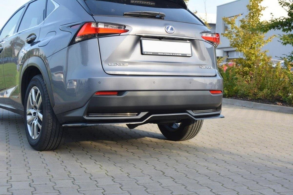 Maxton Design Heckansatz Lexus NX Mk1 H schwarz Hochglanz für Lexus NX Mk1