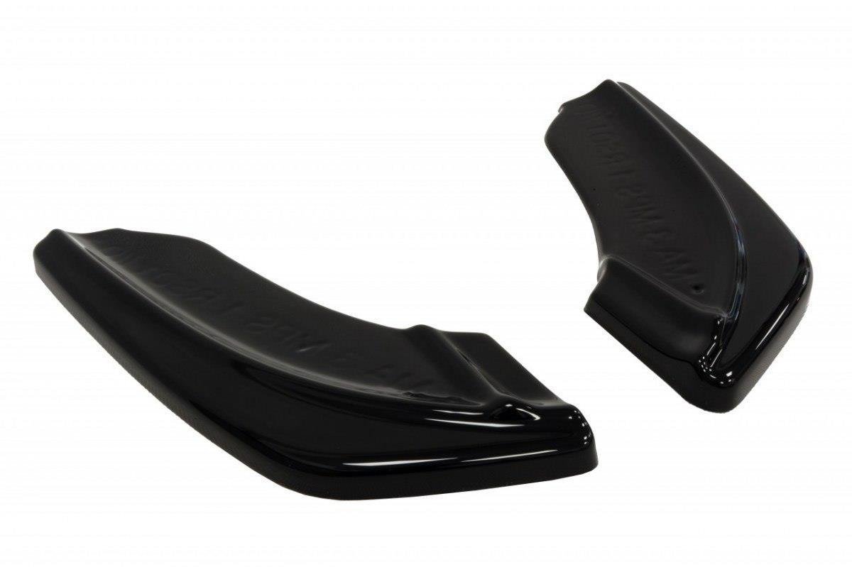 Maxton Design Heck Ansatz Flaps Diffusor passend für MAZDA 3 MPS MK1 (PREFACE) US-Spec Version schwarz Hochglanz
