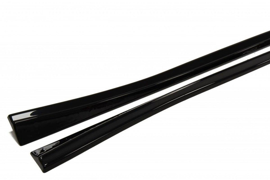 Maxton Design Street+ Seitenschweller Leisten passend für Opel Astra GTC J schwarz Hochglanz