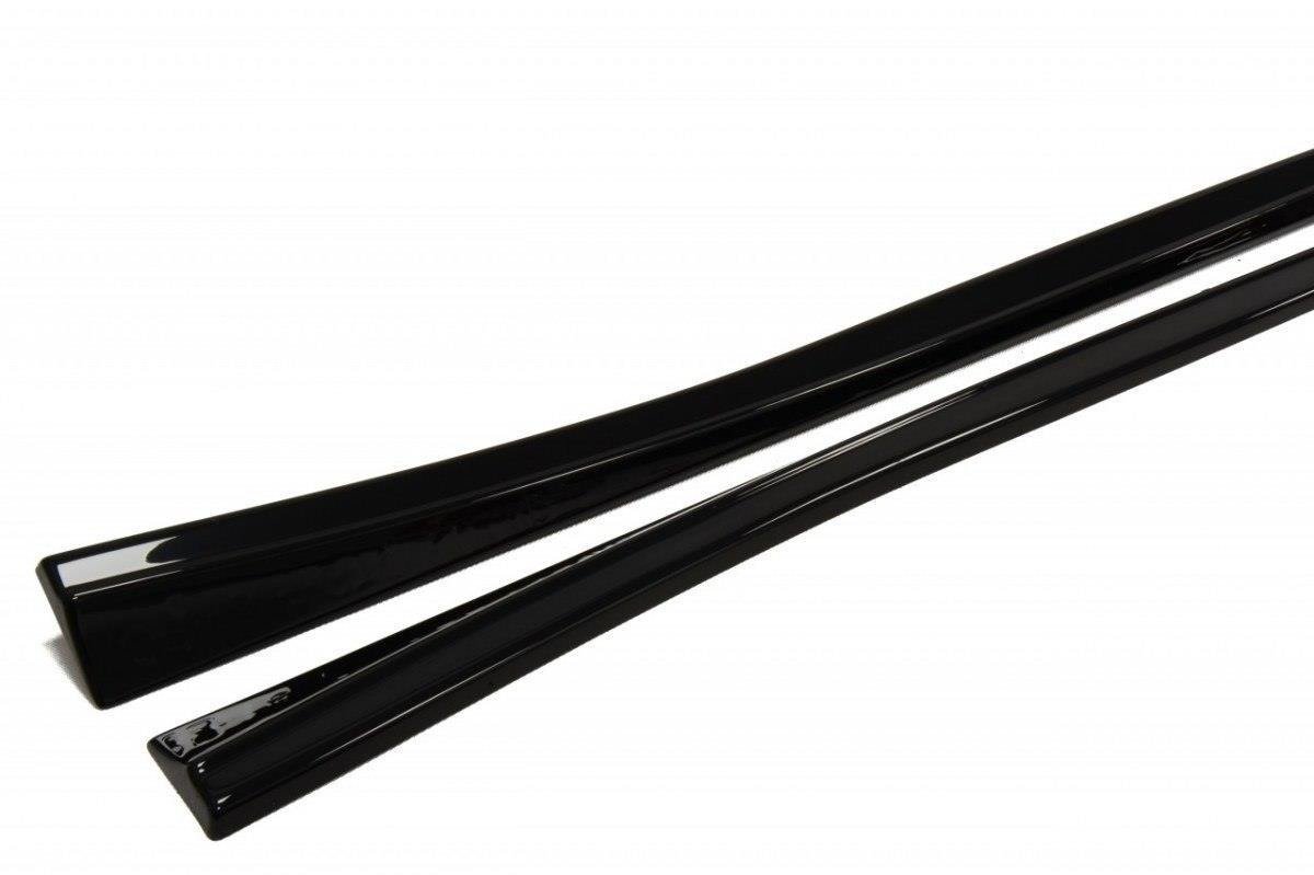 Maxton Design Street+ Seitenschweller Leisten passend für Opel Astra GTC J schwarz Hochglanz