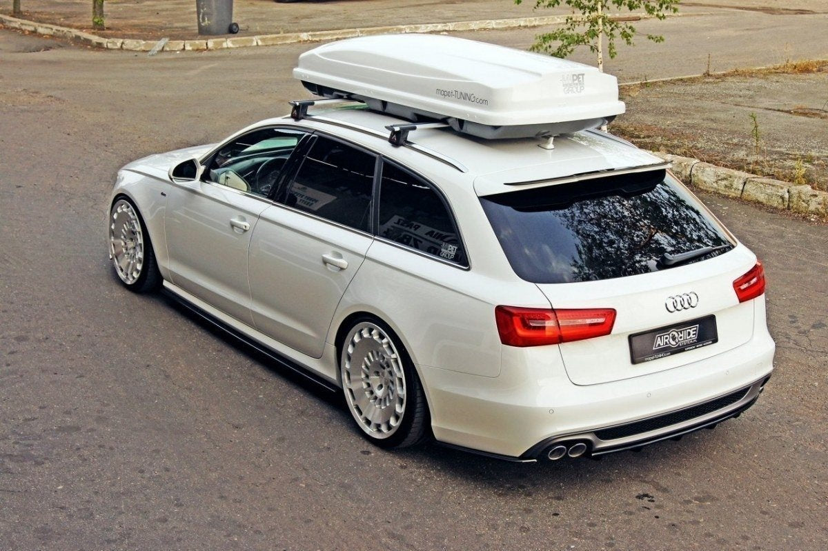 Maxton Design Heckansatz Audi A6 S-Line Avant C7 schwarz Hochglanz für Audi A6