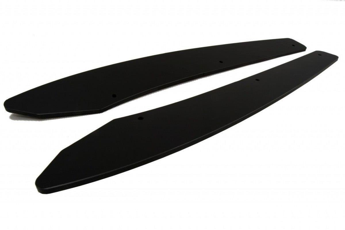 Maxton Design Heckschürze passend für & Heck Ansatz Flaps Diffusor passend für Audi A6 S-Line C7 (auspuffendrohr 1x2)