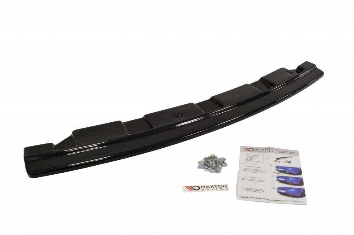 Maxton Design Heckansatz BMW 5er M-Paket Limousine/Touring F10/F11 (mit zwei Einzel Endstücken) schwarz Hochglanz für BMW 5er F10- F11
