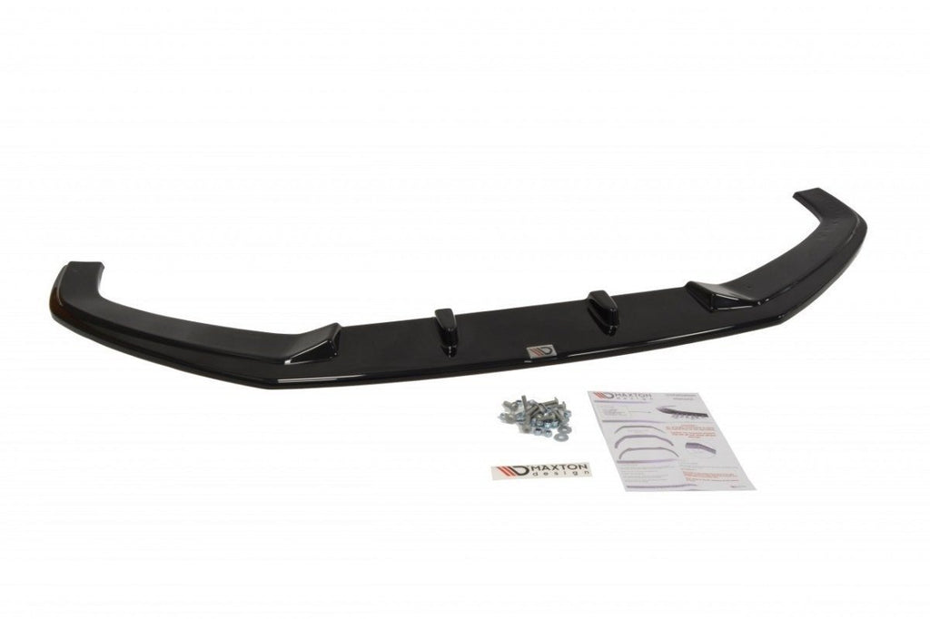 Maxton Design Street+ Spoilerlippe Front Ansatz V.2 passend für Audi RS3 8V Sportback schwarz Hochglanz