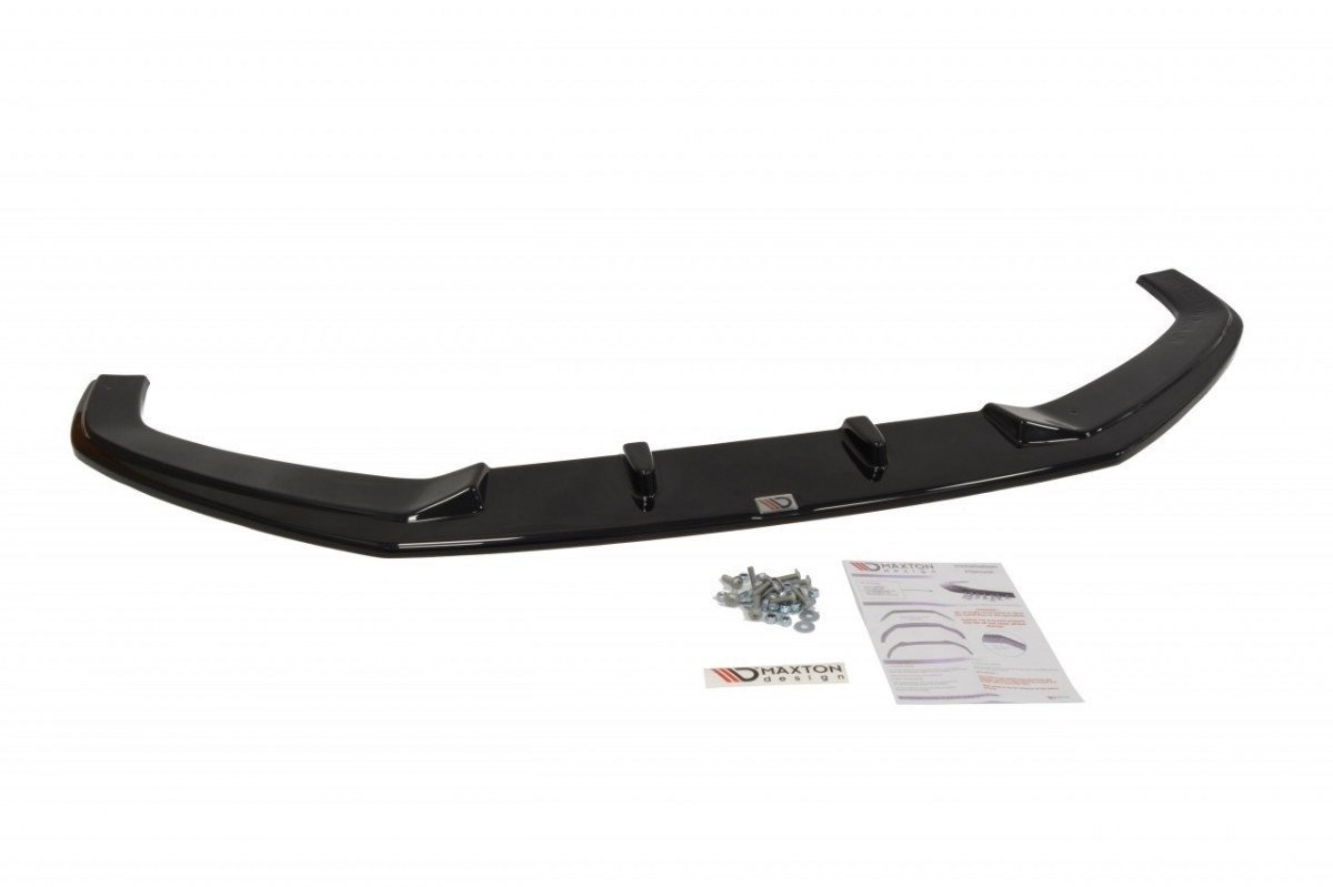 Maxton Design Street+ Spoilerlippe Front Ansatz V.2 passend für Audi RS3 8V Sportback schwarz Hochglanz
