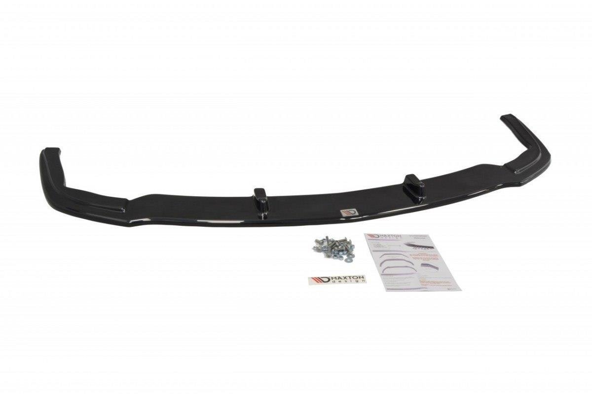 Maxton Design Street+ Spoilerlippe Front Ansatz passend für HONDA ACCORD VII TYPE-S schwarz Hochglanz
